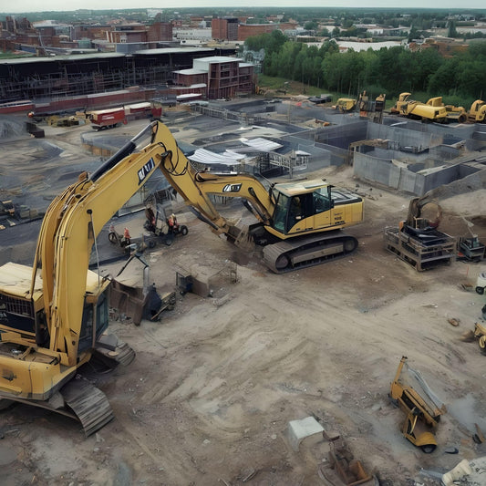 Construction Site Heavy Machinery Front End Loader Crusher